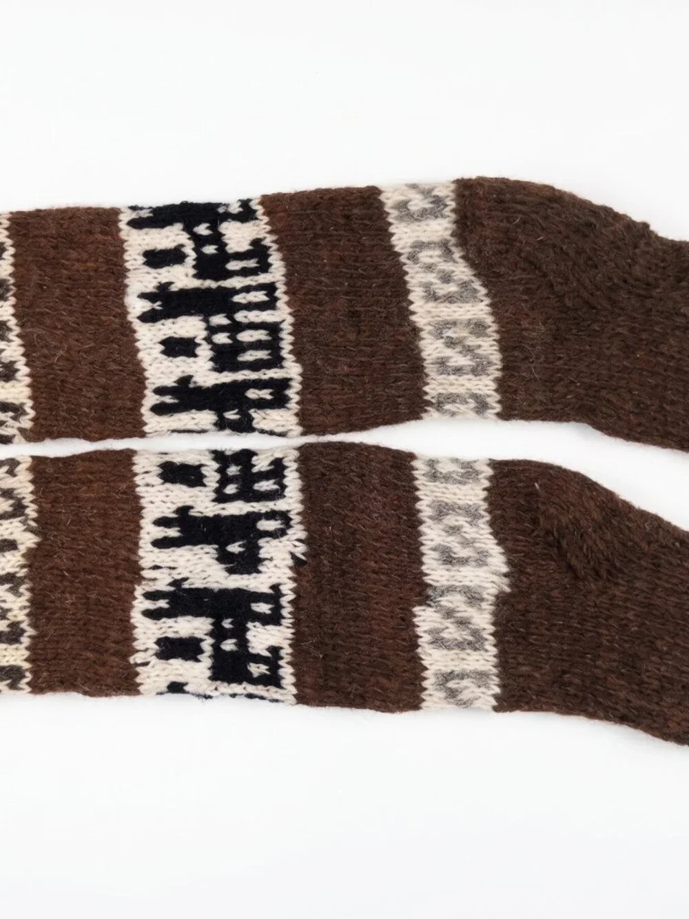 Traditional Andean Alpaca Socks from Cusco, Warm Winter